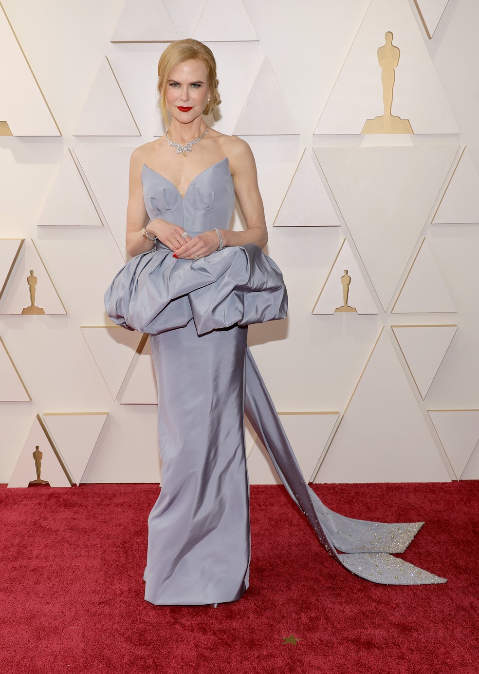 Nicole Kidman no Oscar 2022 — Foto: Mike Coppola/Getty Images