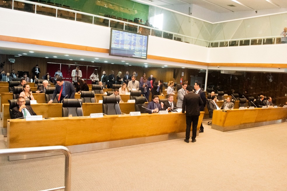 Assembleia Legislativa do Maranhão durante sessão nesta terça-feira (3) — Foto: Divulgação/ALEMA