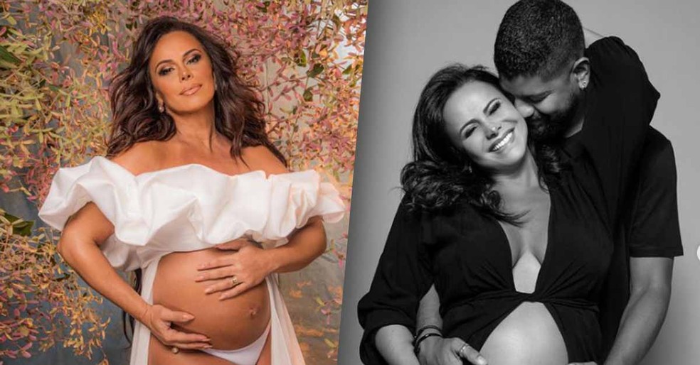 Nasce Joaquim, filho de Viviane Araujo e Guilherme Militão — Foto: Reprodução/Instagram