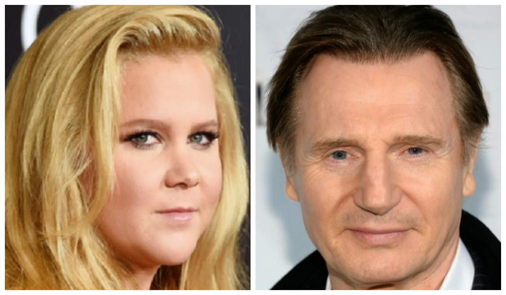 Amy Schumer e Liam Neeson (Foto: Getty Images)