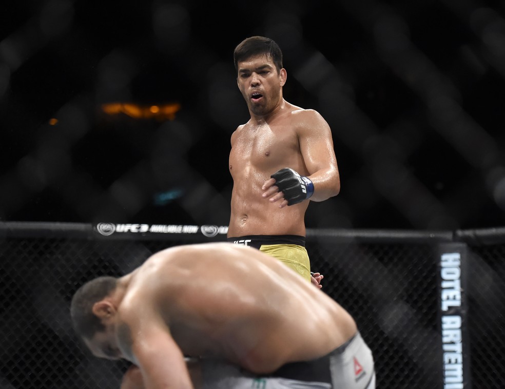 Lyoto Machida atropelou Vitor Belfort no UFC Rio 9 (Foto: Andre Durão)