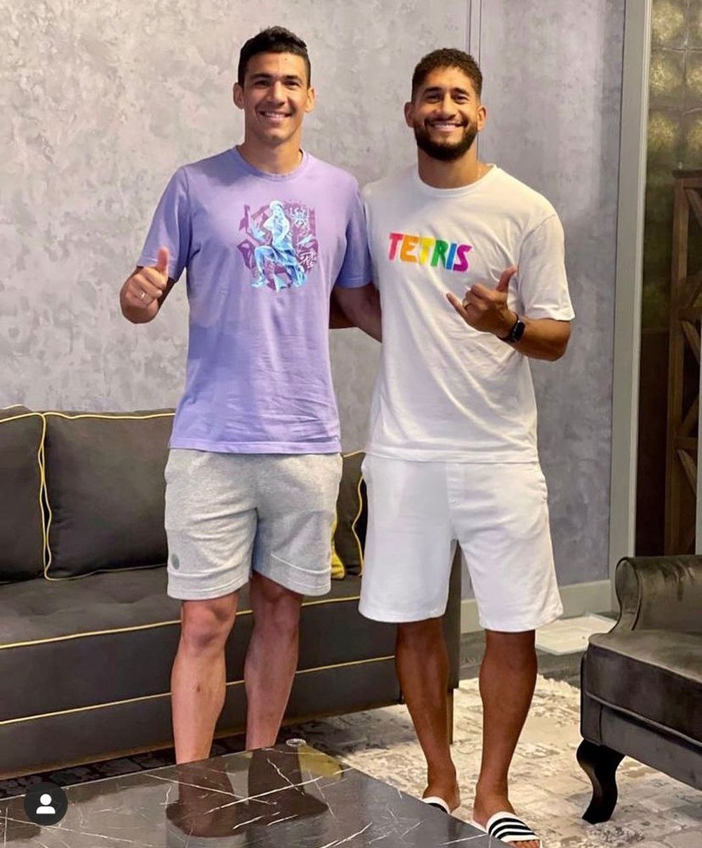 Saudades!! Dupla Pablo e Balbuena se reencontram na Rússia 