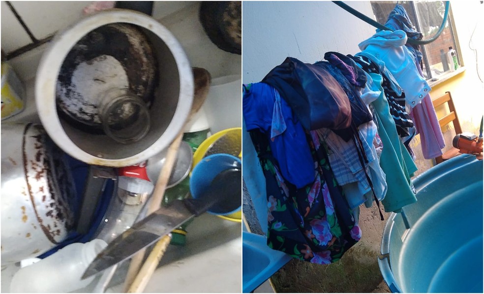 Moradora da Rua Japurá no bairro Rui Lino 3, professora reclama da falta de água há 14 dias — Foto: Arquivo pessoal