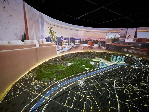 Empreendimento imobiliário em SP tem showroom imersivo com hologramas e maquete de 120 m² (Foto: Divulgação)