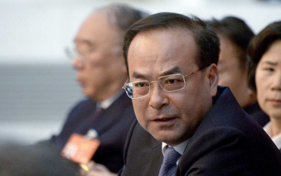 Sun Zhengcai, ex-ministro da Agricultura da China e antigo secretário-geral do Partido Comunista (PCCh)  (Foto: Wang Zhao / AFP Photo)