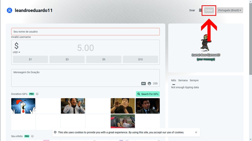 Donate No Streamlabs Como Ativar E Fazer Doacoes Pelo App Streaming Techtudo