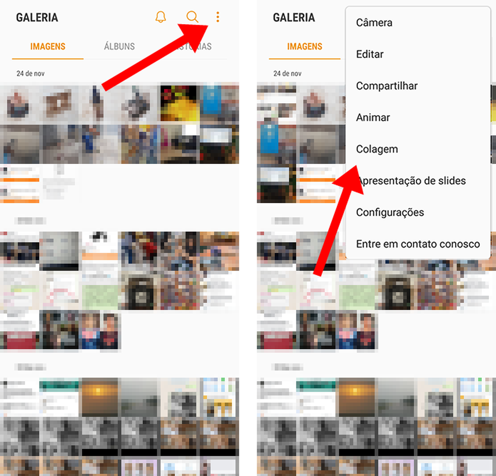 Como Criar Colagens De Fotos Em Celular Samsung Celular Techtudo