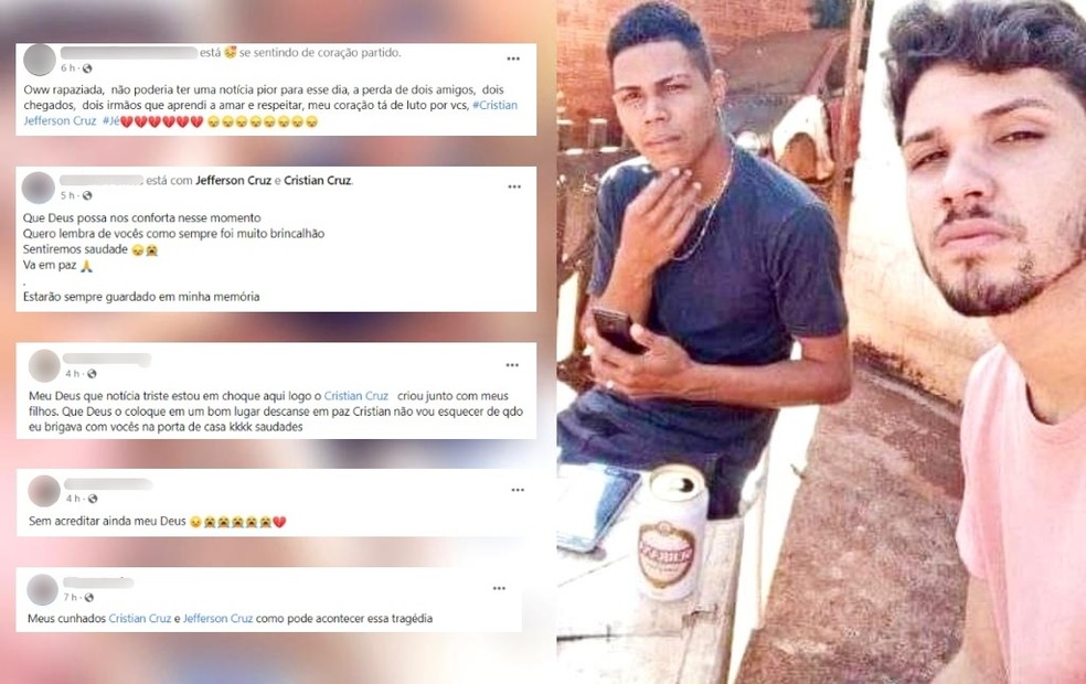 Amigos lamentam morte de irmãos em acidente entre carro e caminhonete em Itapeva  — Foto: Arquivo Pessoal