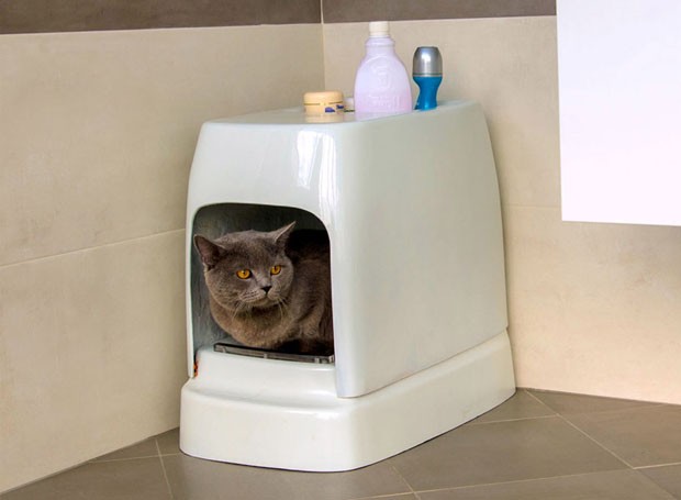 Catolet: conheça o vaso sanitário para gatos que limpa tudo por você (Foto: Reprodução)