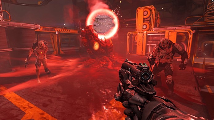 A eterna pistola da série Doom está de volta no reboot para enfrentar mais demônios (Foto: Reprodução/Doom Wiki)