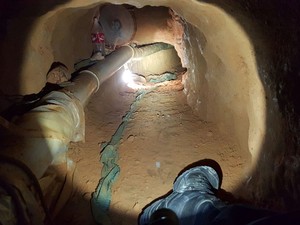 Túnel foi encontrado após confusão na PAMC (Foto: Divulgação/ Secom)