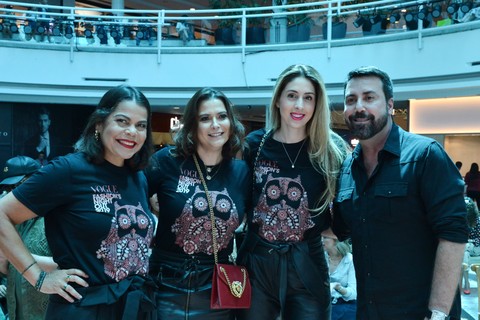 Daniela Falcão, Aline Guedes, Paula Merlo e Carlos Ferreirinha (Foto: Luciana David)