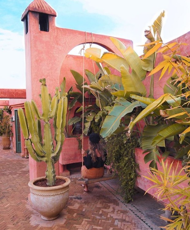 Riad Jardin Secret é uma palacete em Marrocos (Foto: Instagram/ Reprodução)