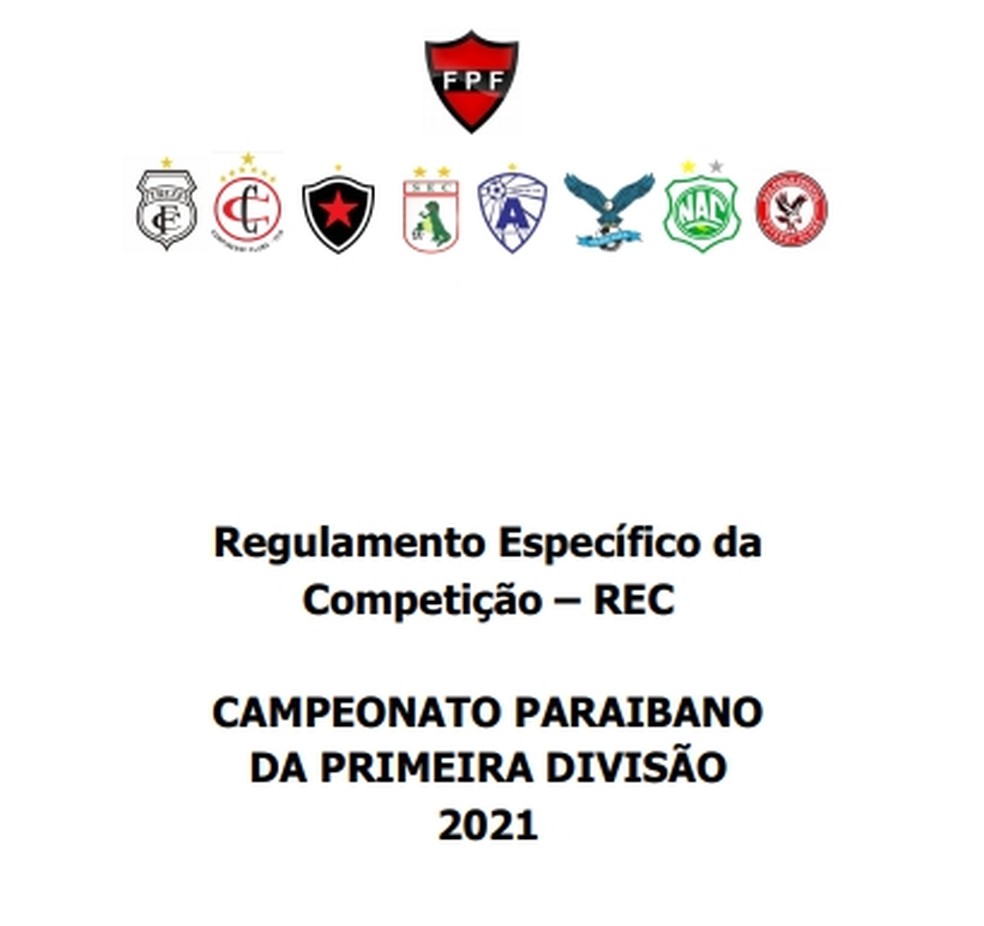 Regulamento Espec�fico do Campeonato Paraibano 2021 deixa brechas como em anos anteriores � Foto: Reprodu��o / FPF