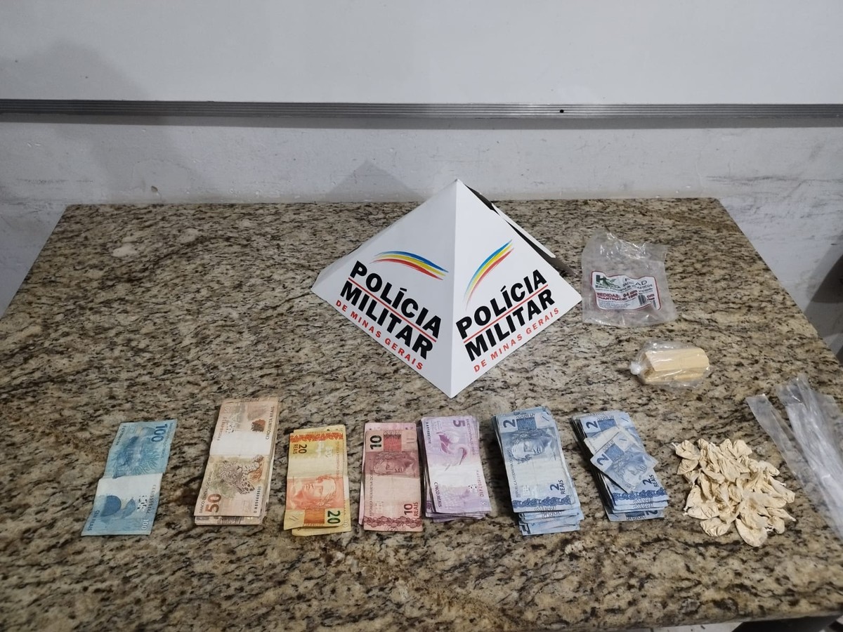 Após informação sobre uso de bar para o tráfico, homem é detido e conta que comprou drogas com detento de presídio de Montes Claros