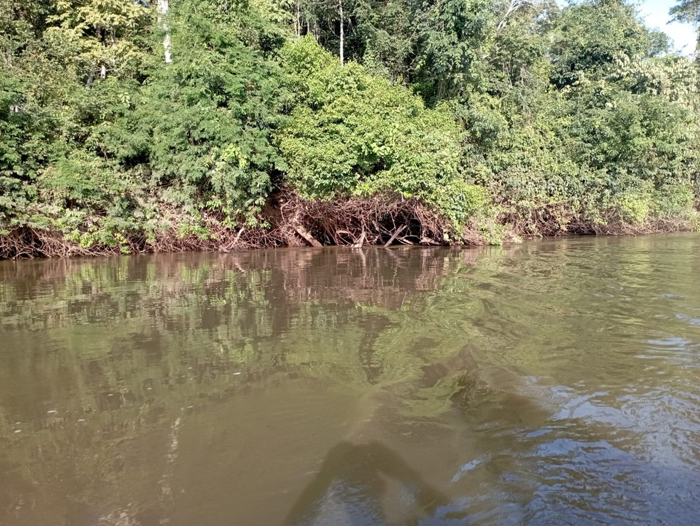 Corpo foi encontrado a 1 km de onde jovem havia se afogado no Rio Sepotuba em Tangará da Serra (MT) — Foto: CBM/MT