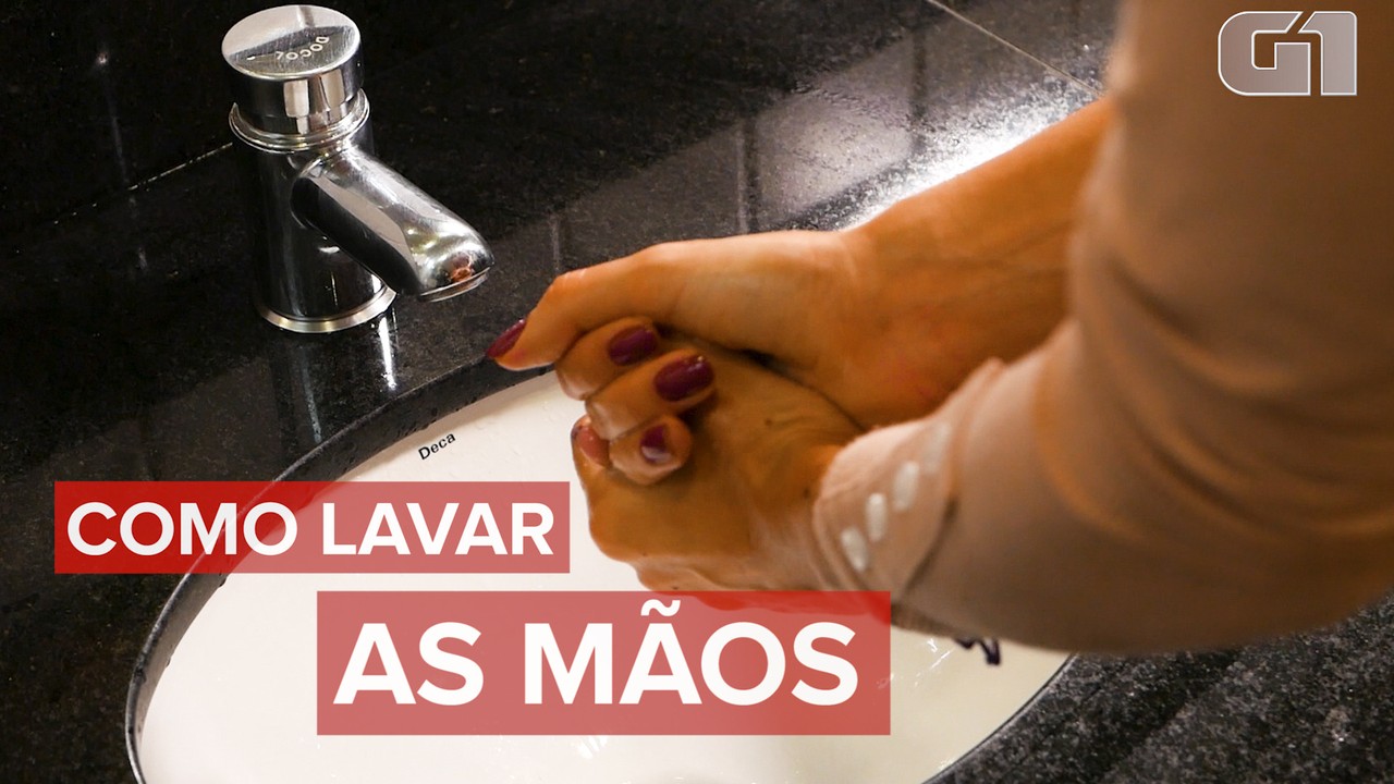 Como lavar as mãos do jeito certo com água e sabão