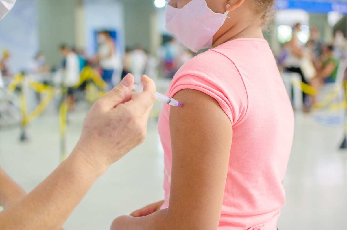 Baixada Santista atinge 75% das crianças vacinadas contra a Covid-19