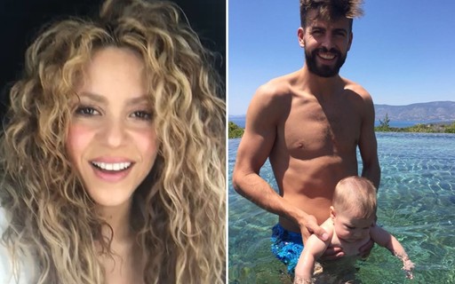 Shakira posta clique antigo de Piqué com o caçula do casal: "Recordar é viver"
