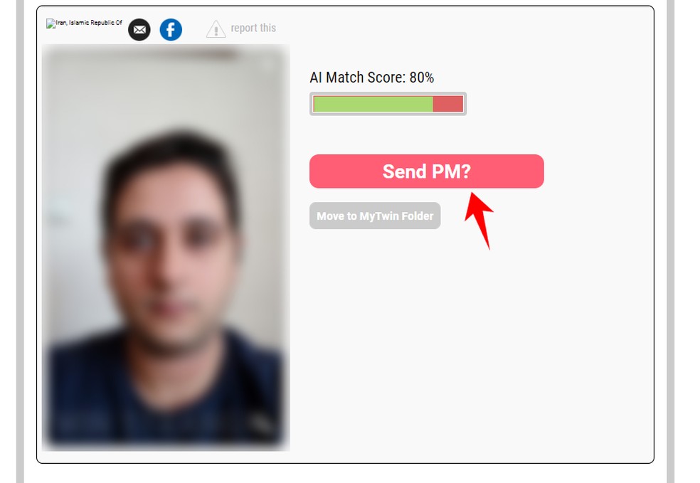 Twin Strangers permite entrar em contato com seu "gêmeo" — Foto: Reprodução/Rodrigo Fernandes