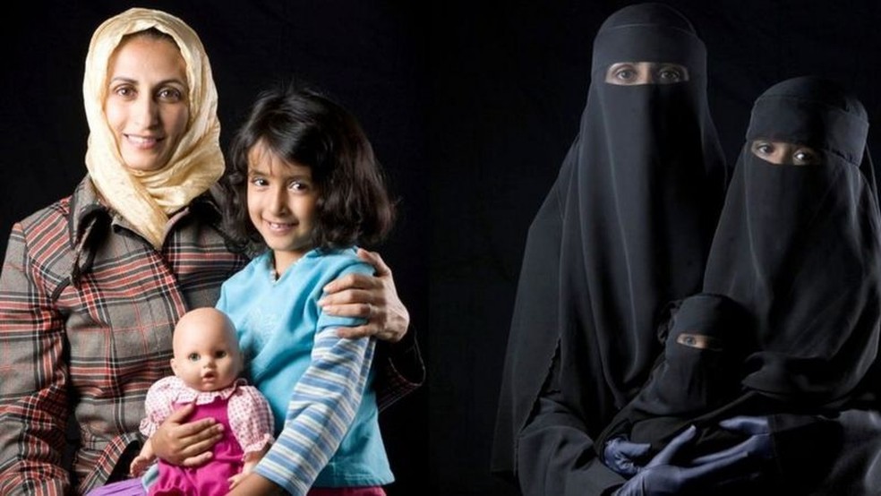 Obra 'Mãe, Filha e Boneca' foi criada em 2010 — Foto: Boushra Almutawakel