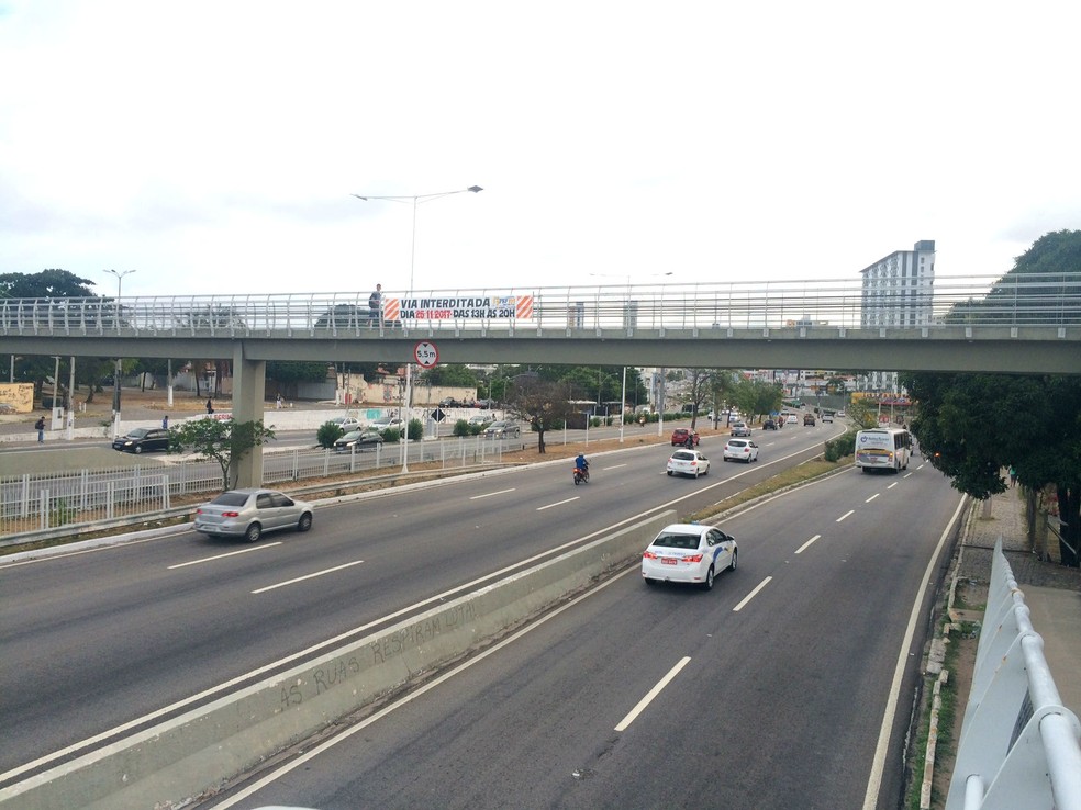 BR-101, em Natal, será interditada neste sábado para corrida (Foto: Lucas Cortez/G1)