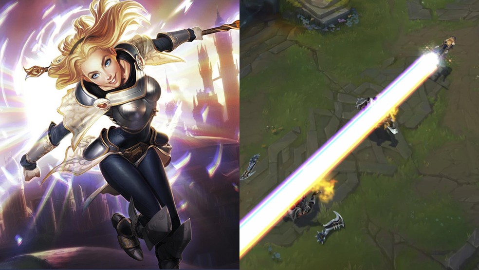 Lux pode jogar como mid ou suporte em League of Legends (Foto: Reprodução/Murilo Molina)