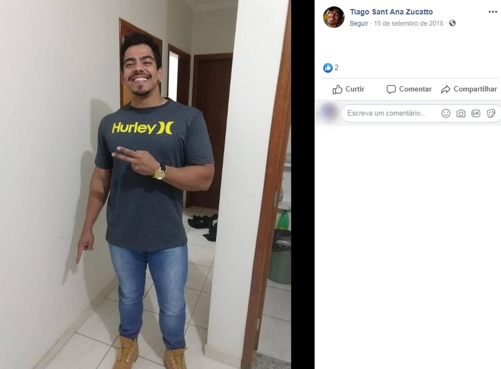 Jovem se afogou em braço do rio Tietê em Penápolis  — Foto: Reprodução/Facebook