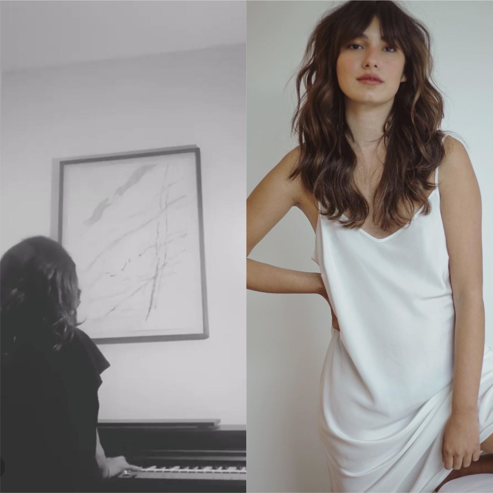 Marina Moschen toca piano em vídeo e impressiona seguidores (Foto: Reprodução/Instagram)