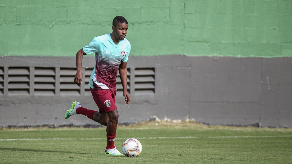 Matheus Alessandro, atacante do Fluminense � Foto: Lucas Mer�on / FFC