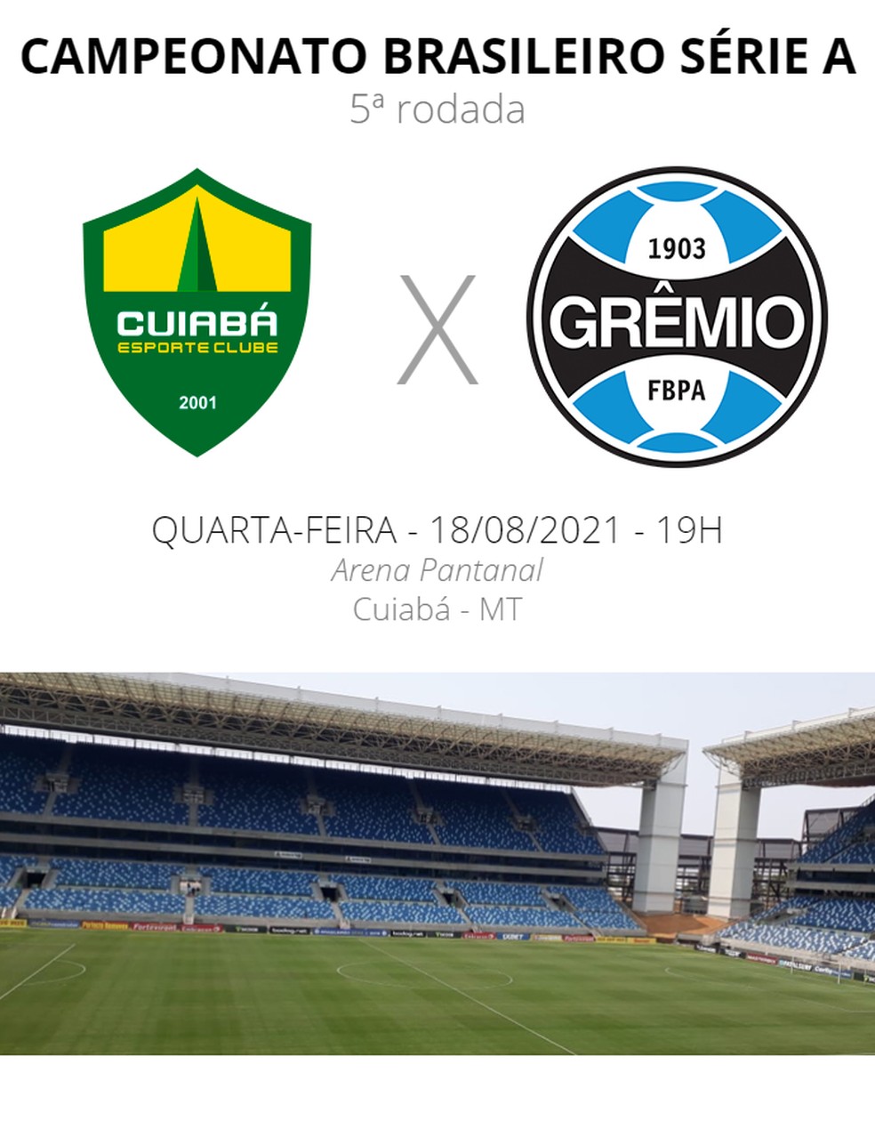 Cuiaba X Gremio Veja Onde Assistir Escalacoes Desfalques E Arbitragem Brasileirao Serie A Ge