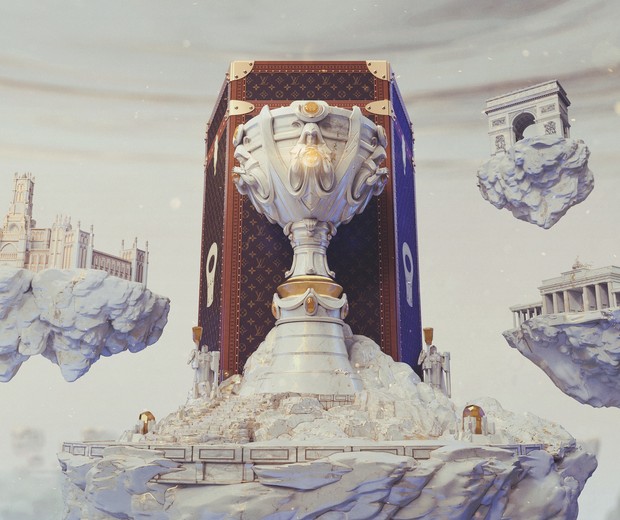 Louis Vuitton desenvolve baú personalizado para troféu de campeonato de League of Legends (Foto: Divulgação)
