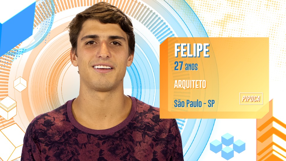 Felipe é participante do BBB20 — Foto: Globo