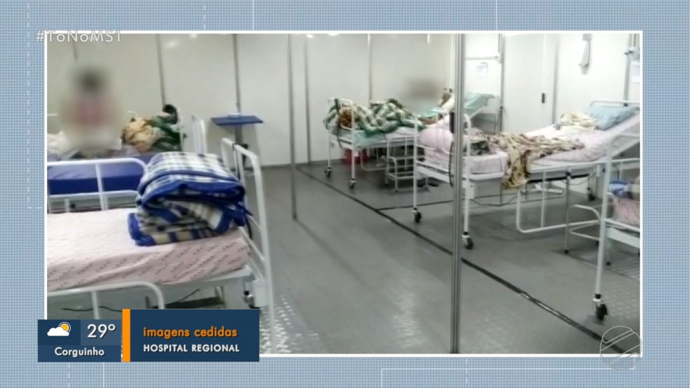 Cresce número de casos de covid-19 em MS, ocupação de UTI chega 90% no HR, em Campo Grande. — Foto: Hospital Regional