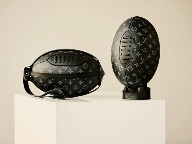 Bola criada pela Louis Vuitton para a Copa do Mundo de Rugby (Foto: reprodução)
