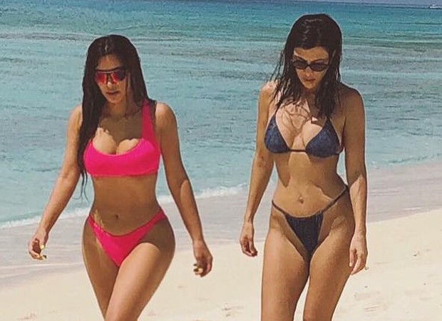 Kim e Kourtney Kardashian (Foto: Reprodução/Instagram)