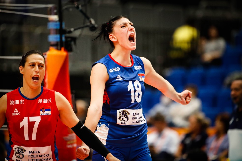 Tijana Boskovic S&eacute;rvia Mundial &mdash; Foto: Divulga&ccedil;&atilde;o/FIVB