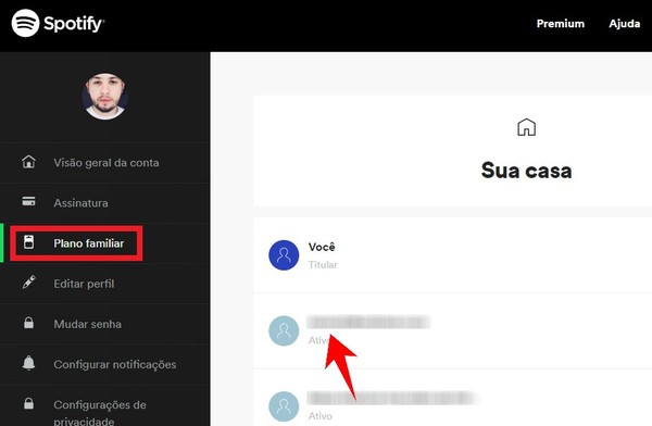 spotify familia como convidar pessoas para o plano audio e video techtudo