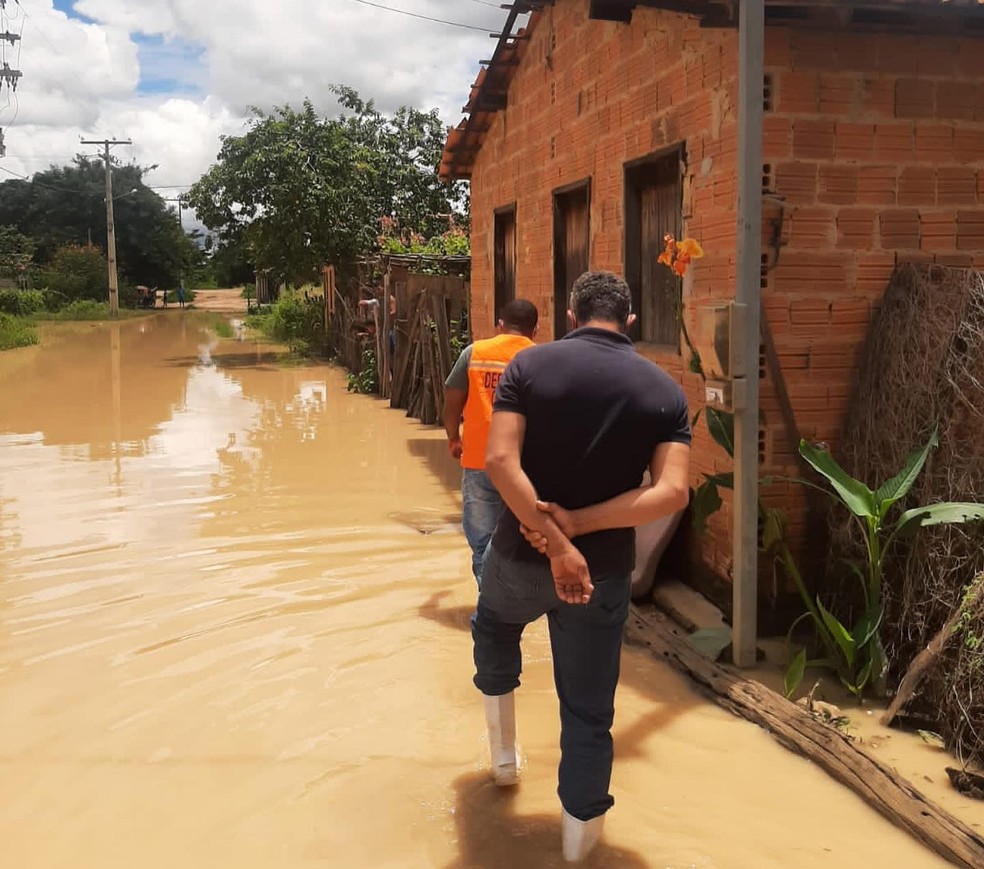 Após subida de nível de rios, cidade do sudoeste da Bahia acumula prejuízo de R$ 24 milhões na agropecuária — Foto: Divulgação/PMC