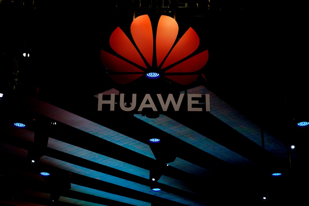 Huawei apresentou tecnologias para o setor automobilÃ­stico durante o SalÃ¡o de Xangai. â€” Foto: REUTERS/Aly Song