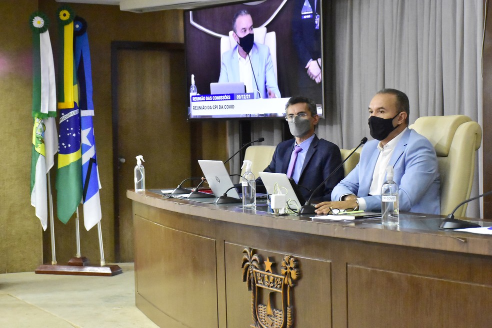 Relator Francisco do PT leu relatório da CPI da Covid — Foto: João Gilberto