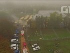 Fogo atinge acampamento de refugiados na Eslovênia
