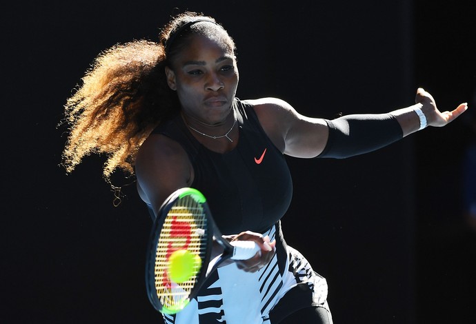 Serena Williams na semifinal do Aberto da Austrália (Foto: Quinn Rooney/Getty Images)