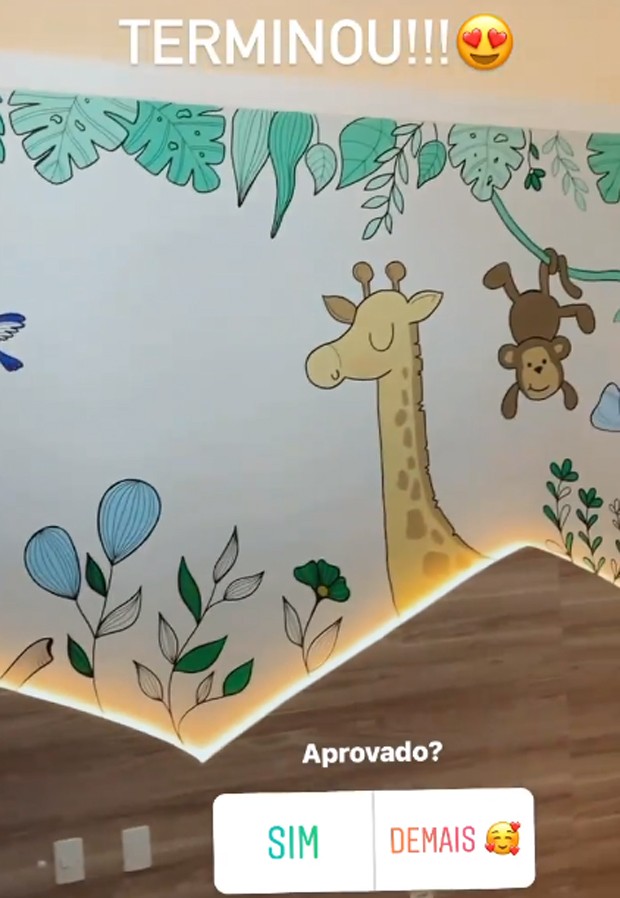 Cacau Colucci mostra tema do quarto do primeiro filho, Arthur (Foto: Reprodução / Instagram)