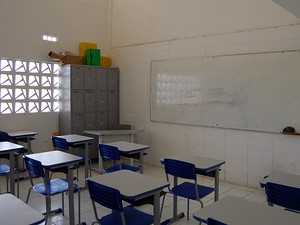 Salas estão sendo usadas em cursos preparatórios e servirão à UEPB (Foto: Diogo Almeida/G1 PB)