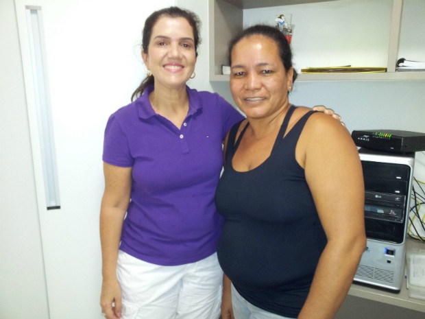 Mara diz que desenvolveu uma relação de amizade com a funcionária, em Vitória (Foto: Juliana Borges/ G1 ES)