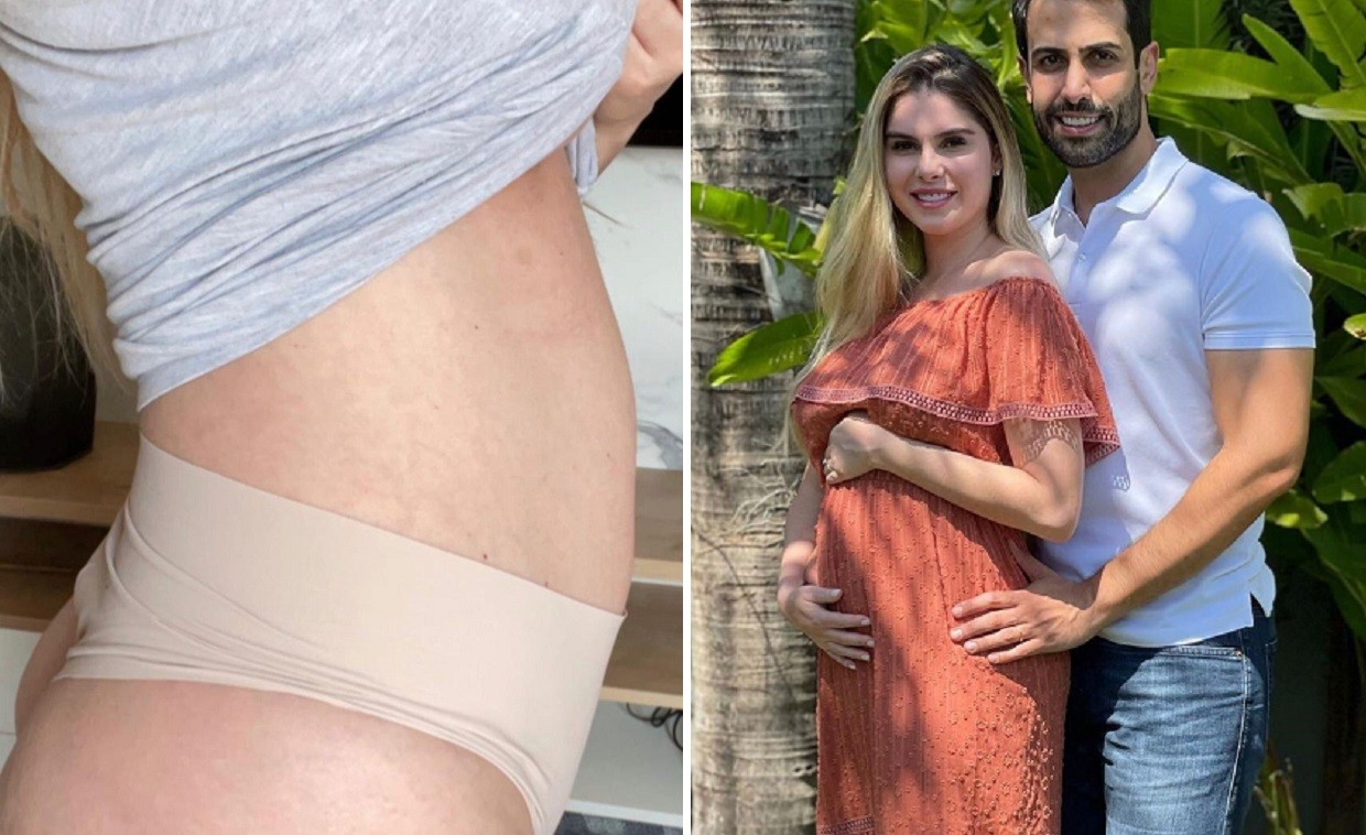 Bárbara Evans está grávida de sete semanas de Gustavo Theodoro (Foto: in)