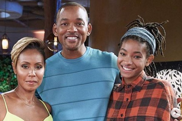 Jada Pinkett Smith, Will Smith e Willow Smith (Foto: reprodução / Instagram)