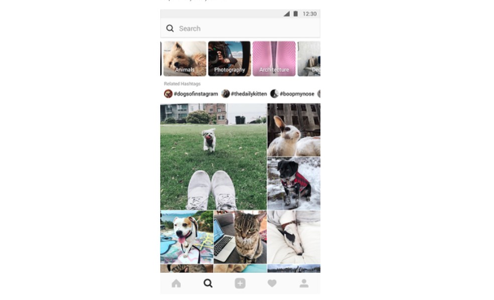 Instagram vai ter nova aba Explorar — Foto: Divulgação/ Instagram