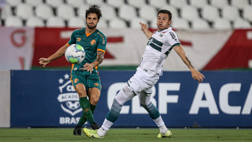 Hudson em Fluminense x Coritiba — Foto: Lucas Merçon / FFC